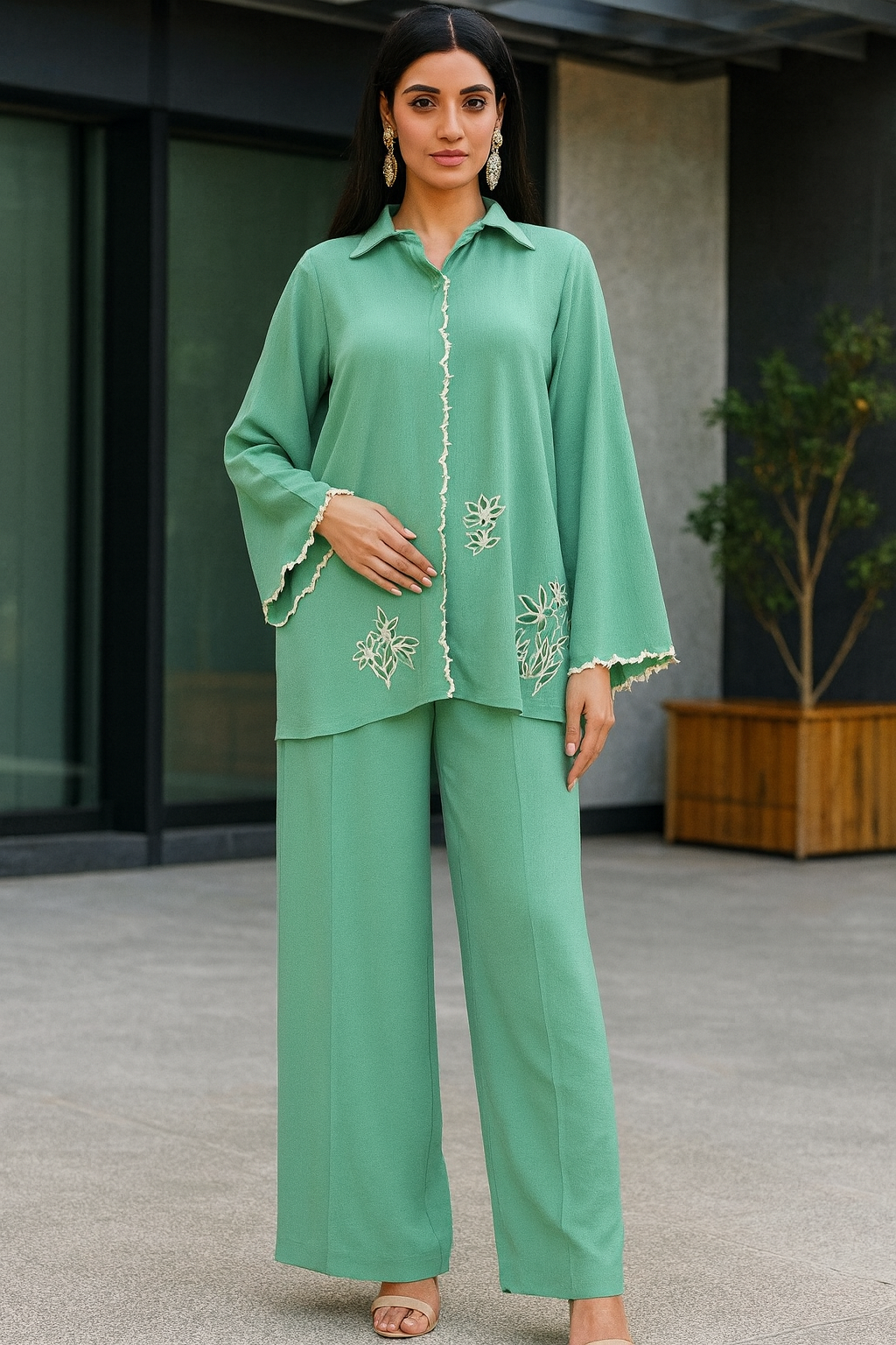 AMNA IQBAL - Green Trunk