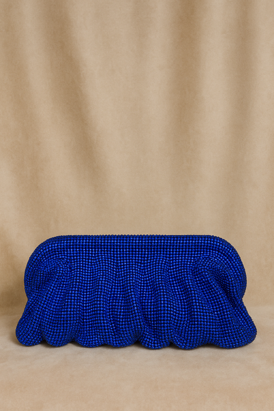 Dahlia by Sehar Zafar - Blue Stone Clutches