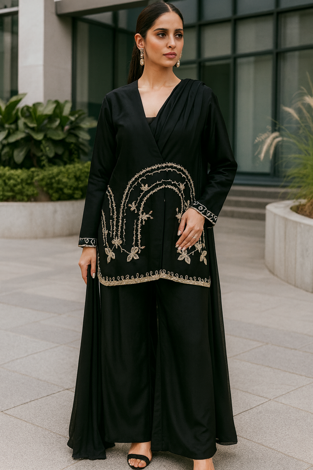 ZABRIC BY ZULEKHA AND SANA-Elara black