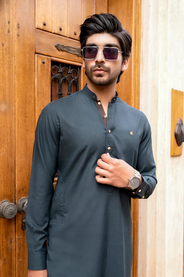 KUNZUL CHANNAR ( MENSWEAR ) - Teal Green