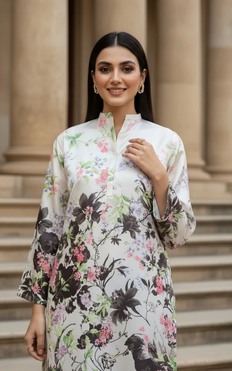 THREADS AND MOTIFS -Silk Floral