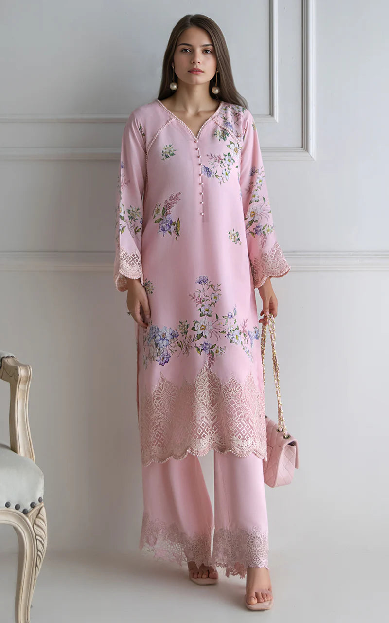 THREADS AND MOTIFS - Pink Printed