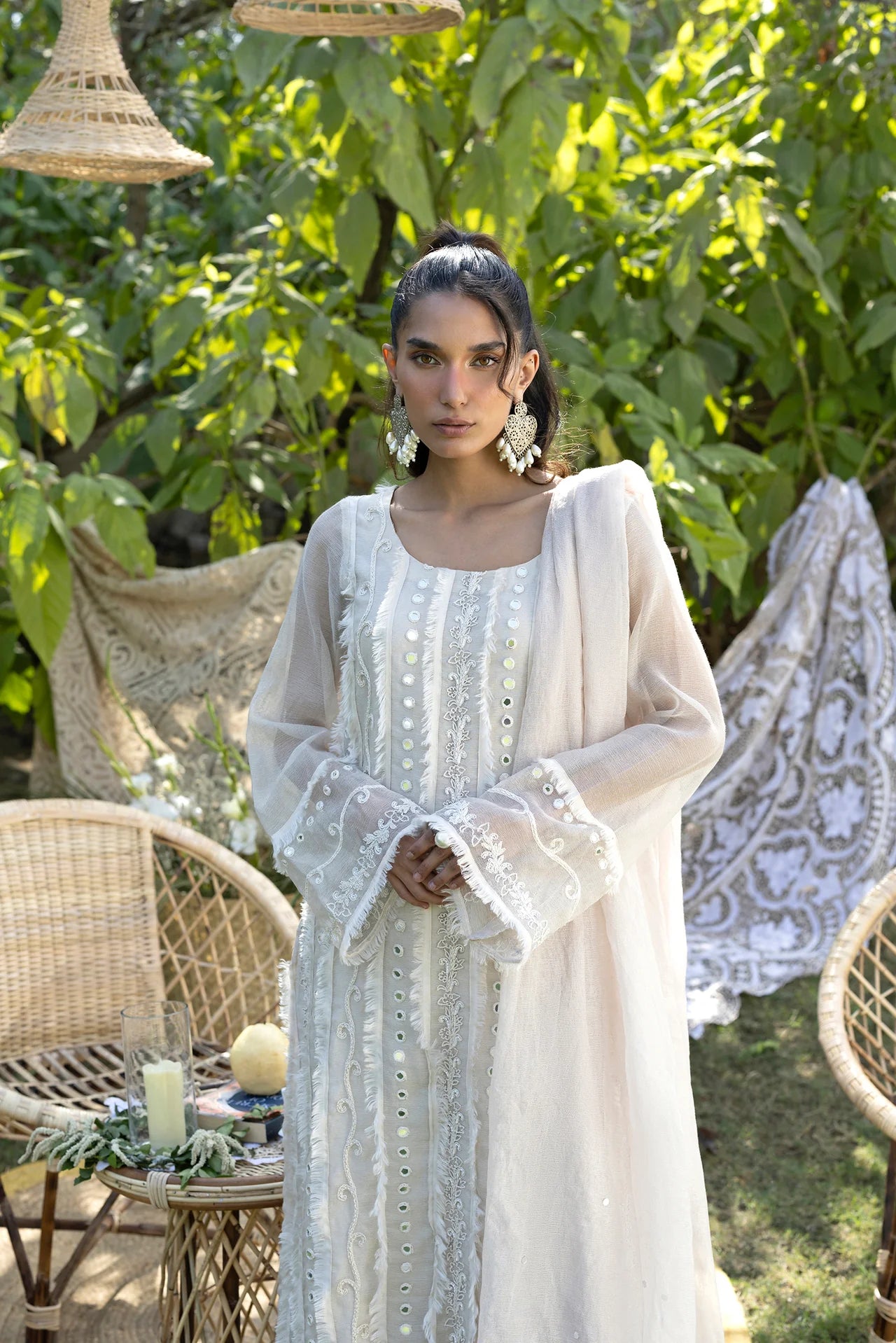 HUMAYUN ALAMGIR (WOMENWEAR) - Beige Mehrunnisa