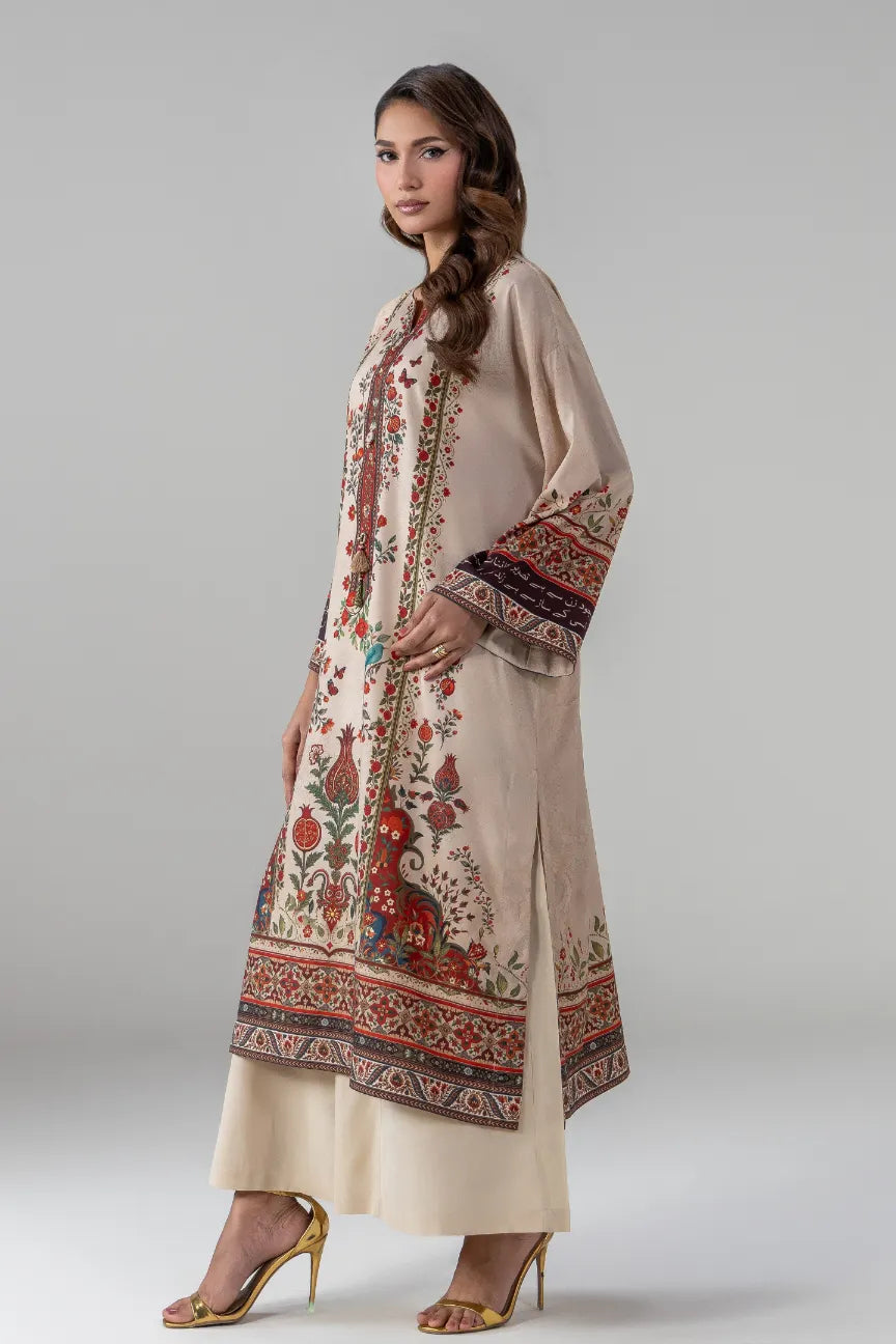 MANTO - Pariwash kurta Printed Beige 