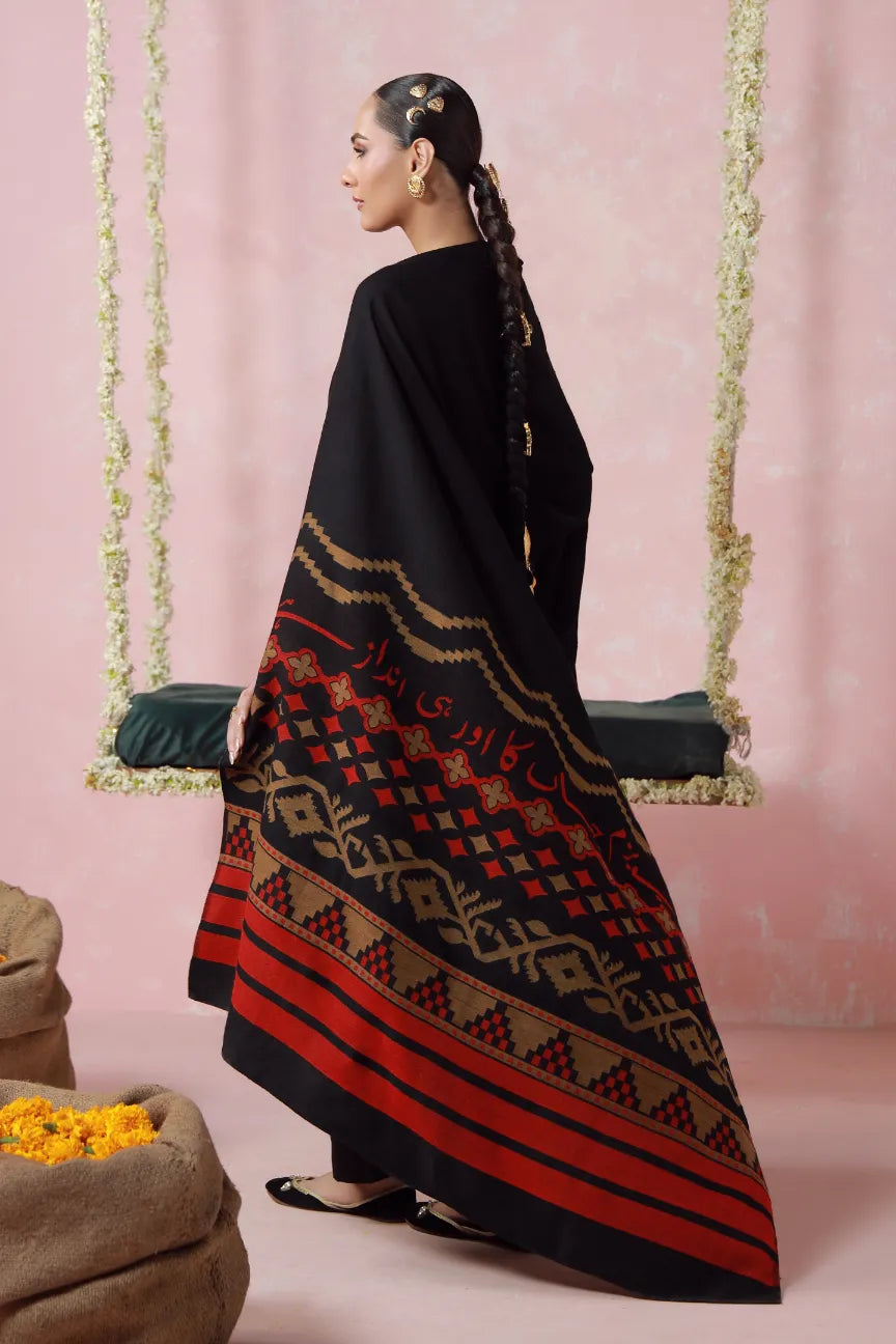 MANTO - Aghaaz Black Shawls