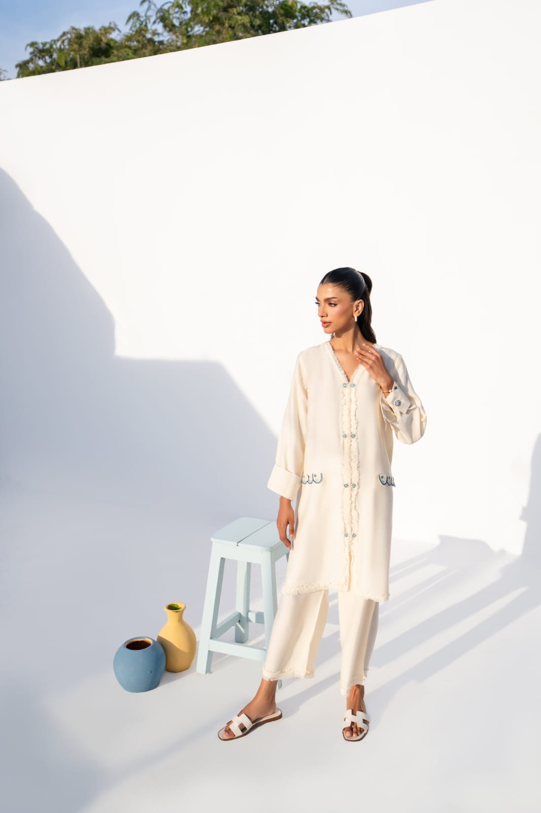 KOMAL LAKHANI  - Ivory Naeem pocket