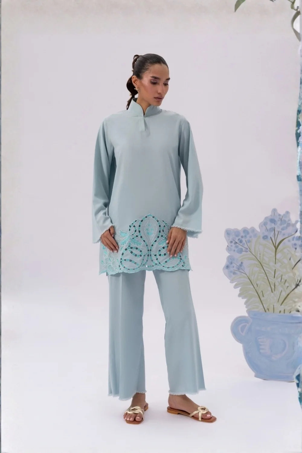 ZABRIC BY ZULEKHA ANS SANA - AQUA