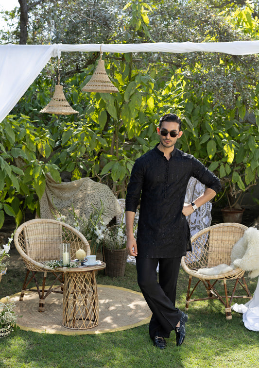 HUMAYUN ALAMGIR (MENSWEAR) - Black KP