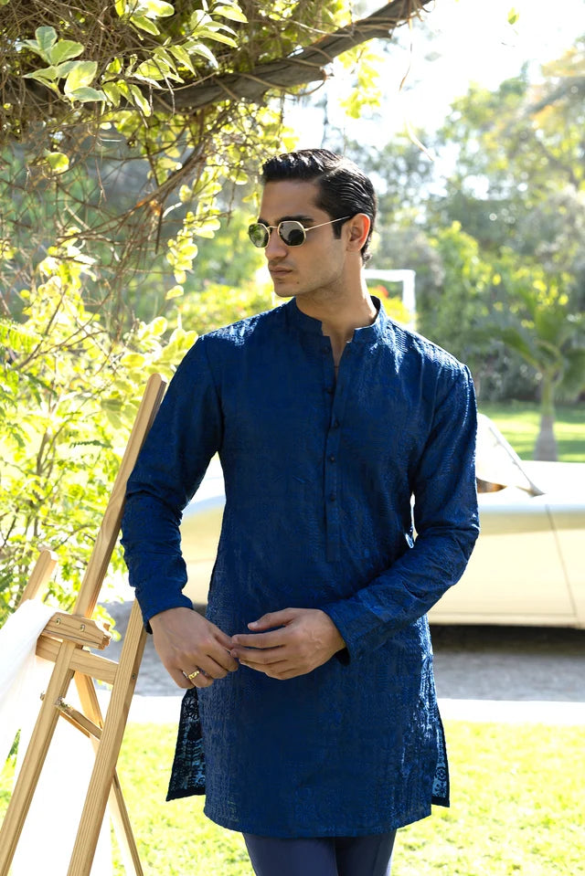 HUMAYUN ALAMGIR (MENSWEAR) Electric blue deewan