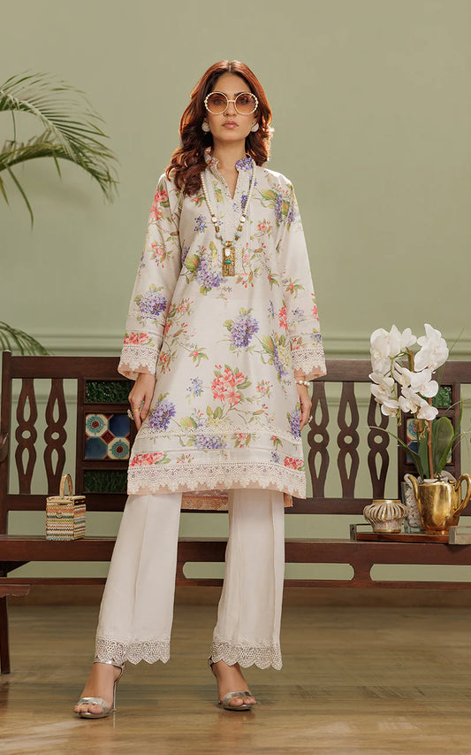 THREADS AND MOTIFS - Purple Floral Tunic