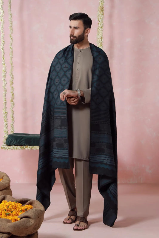 MANTO - Parwana Teal Scarve