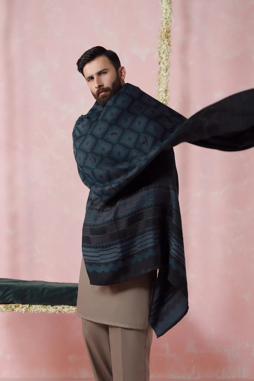 MANTO - Parwana Teal Scarve