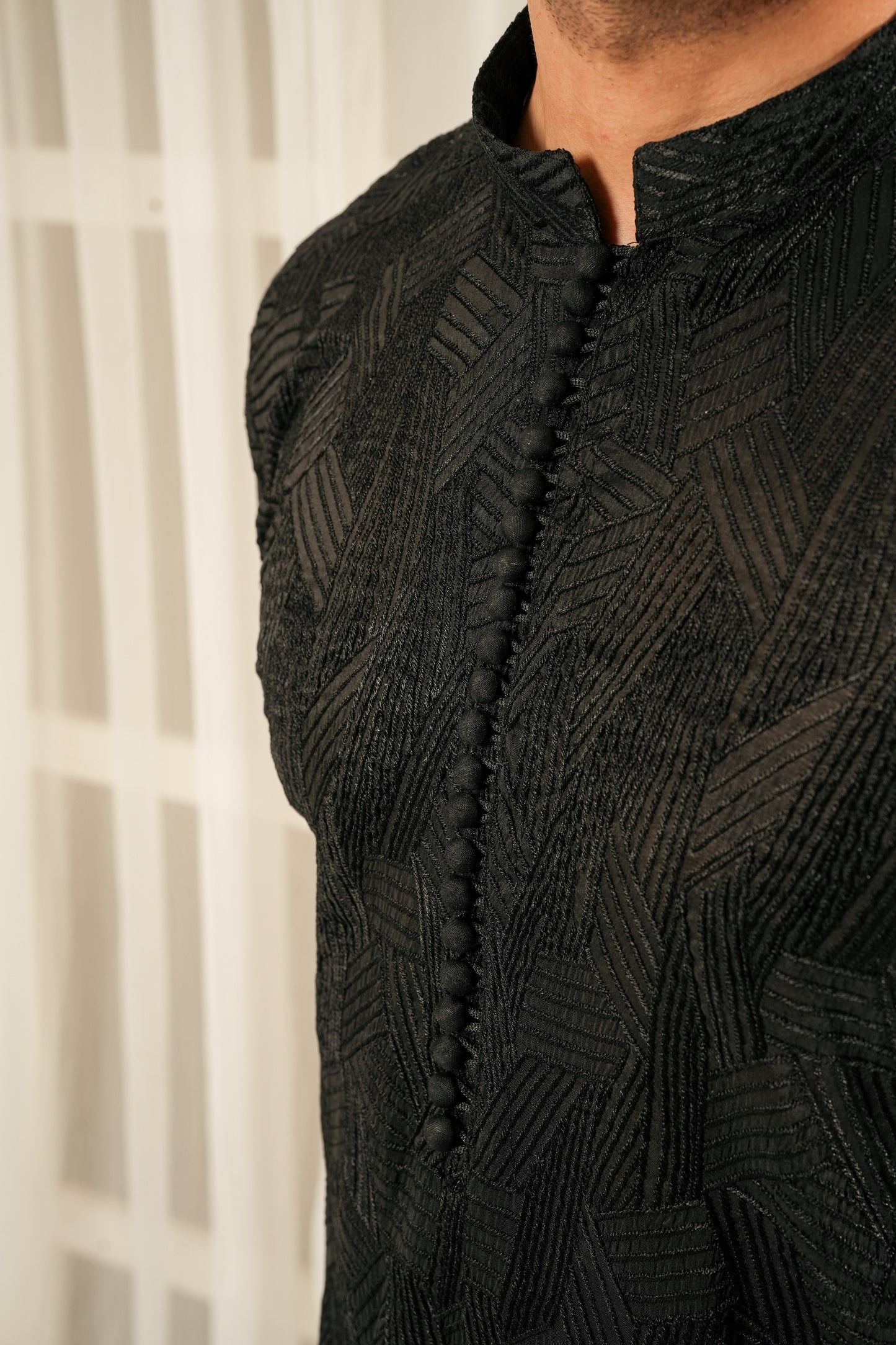 KUNZUL CHANNAR MENSWEAR - Thread Work Embroidered