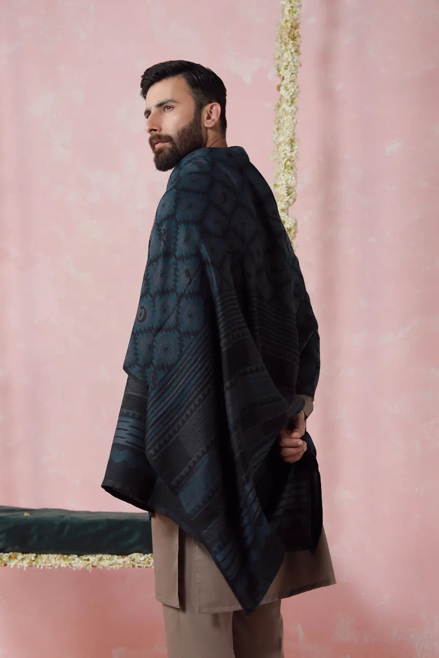 MANTO - Parwana Teal Scarve