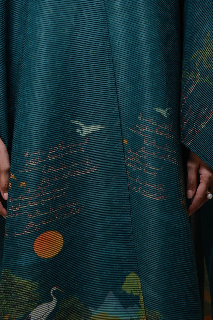 MANTO - Dil Nasheen Outerwear Cape Multi