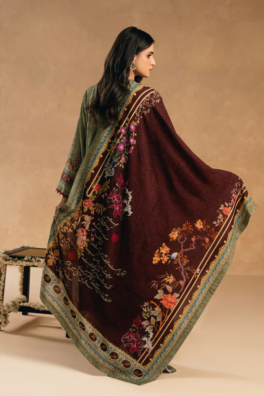 MANTO-Aashna  Accessorie Odhni Green