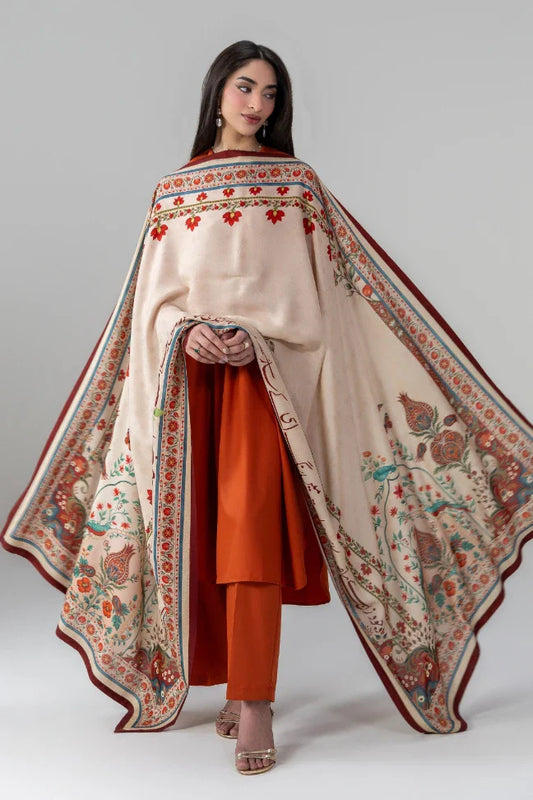 MANTO - Pariwash Accessories Odhni Beige 