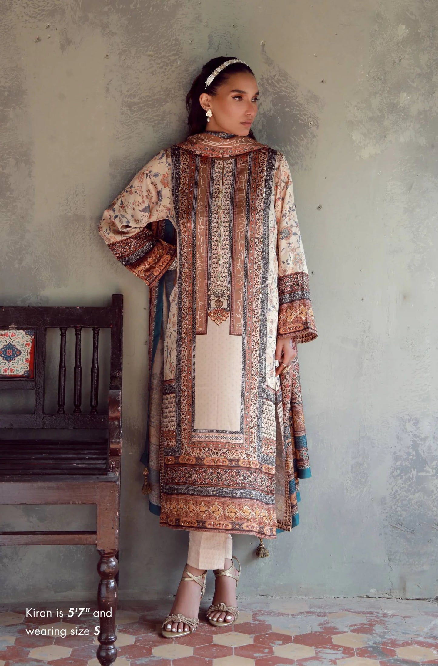 Manto - Zareena Co-ord set Dupatta