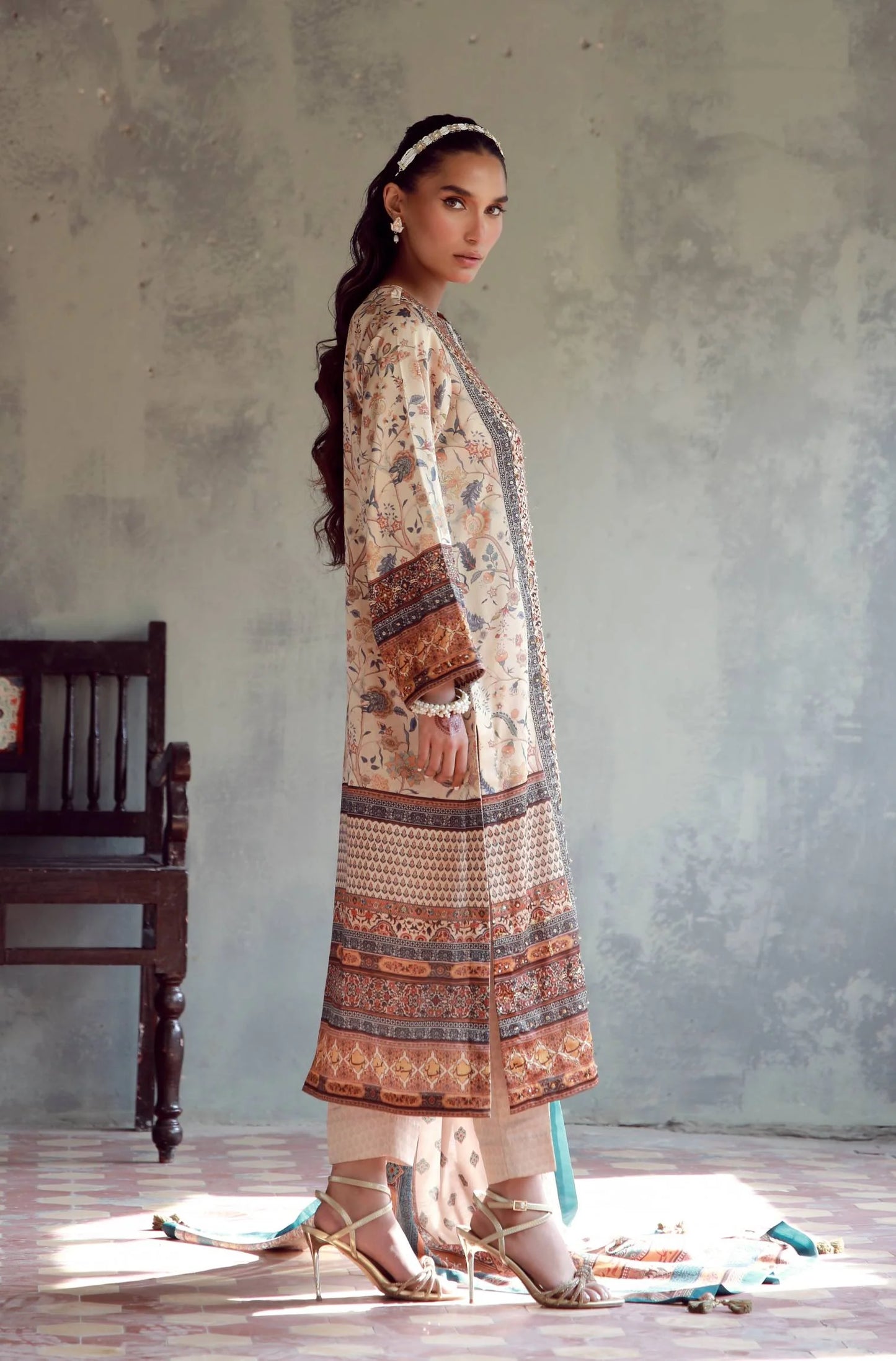 Manto - Zareena Co-ord set Dupatta