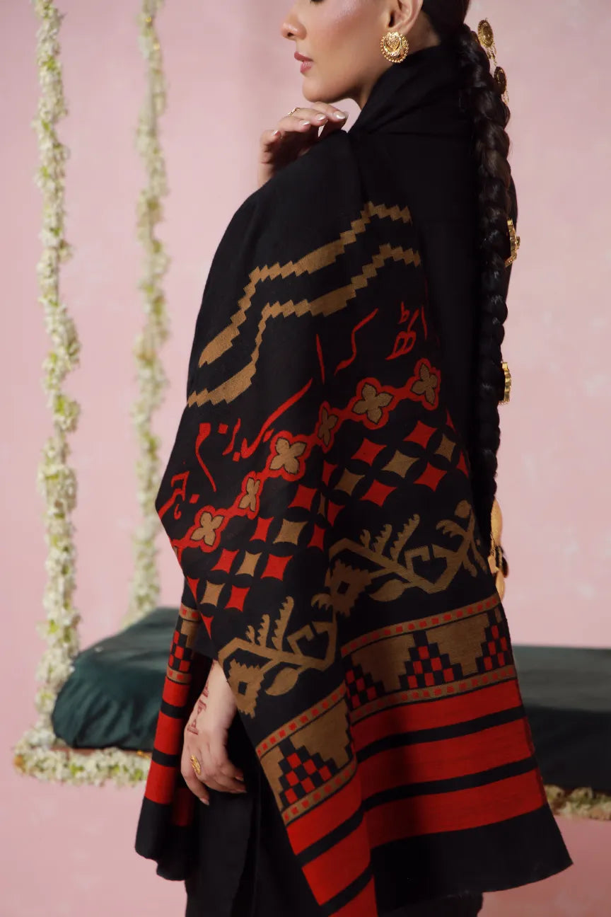 MANTO - Aghaaz Black Shawls