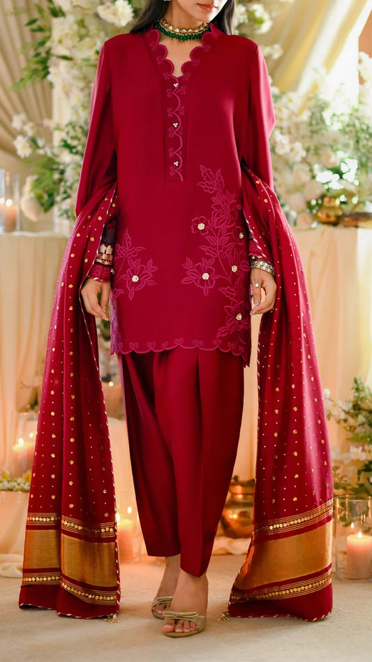 ZAH STUDIO- Inaya kurta and shalwar