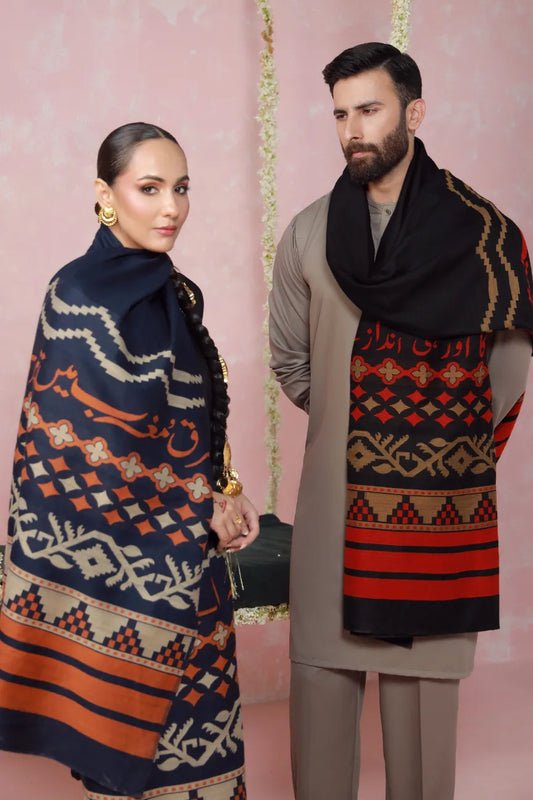 MANTO - Aghaaz Black Shawls