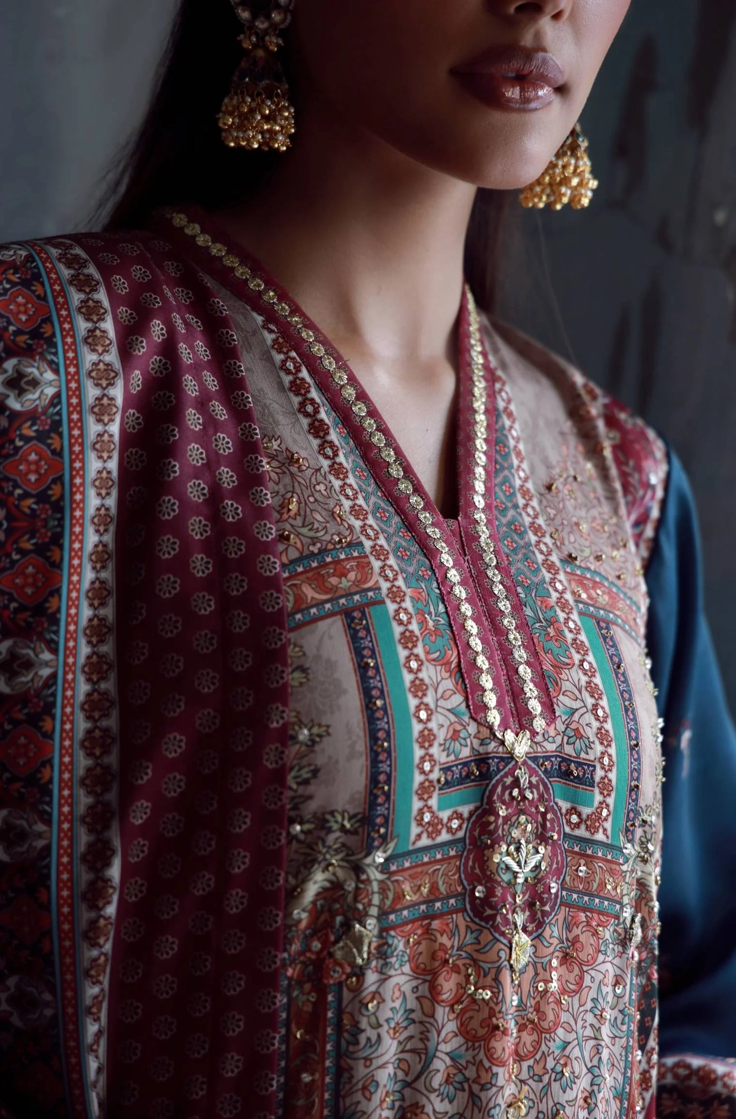 Manto - Nageen Co-ord set Dupatta