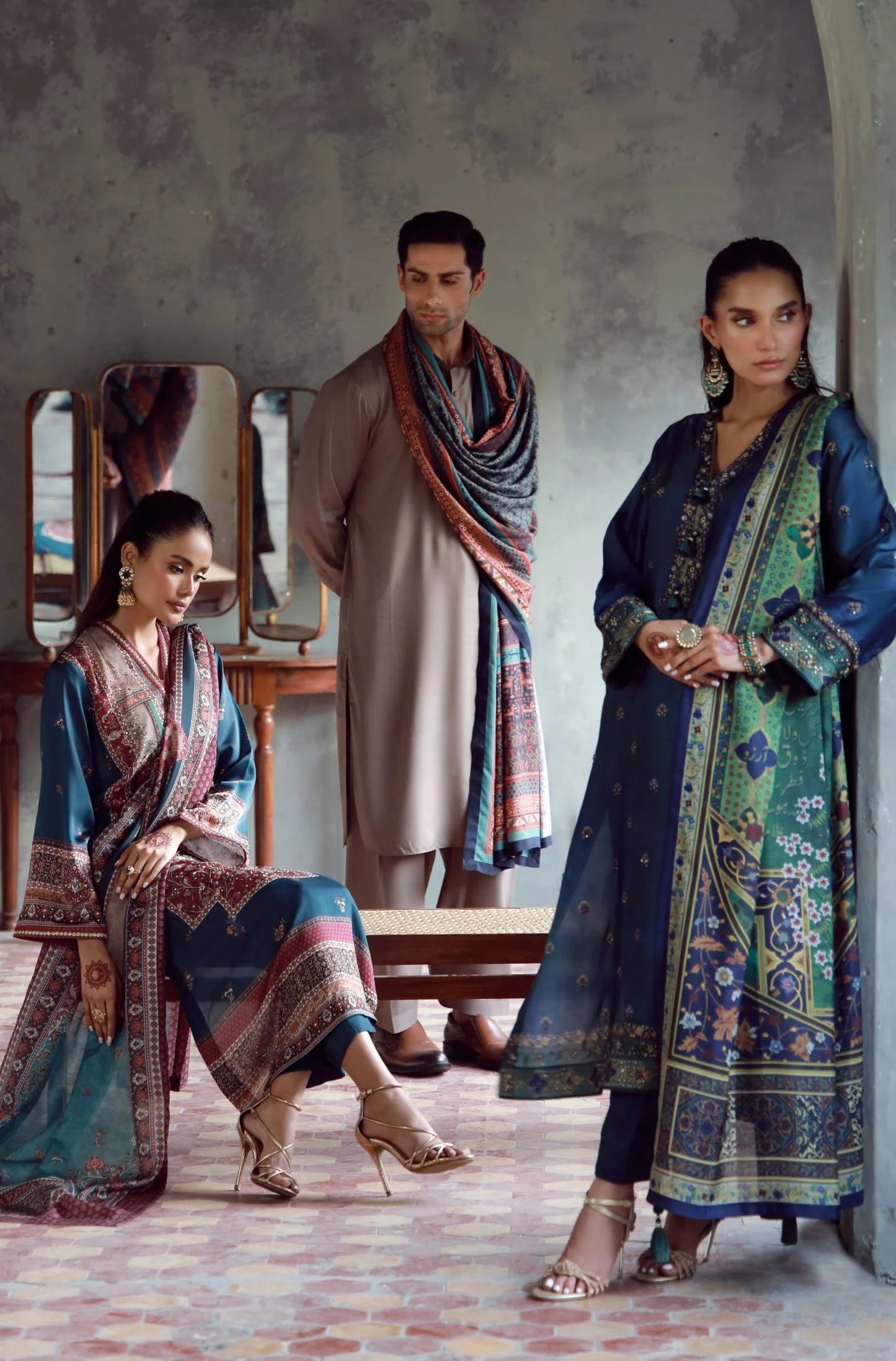 Manto - Nageen Co-ord set Dupatta
