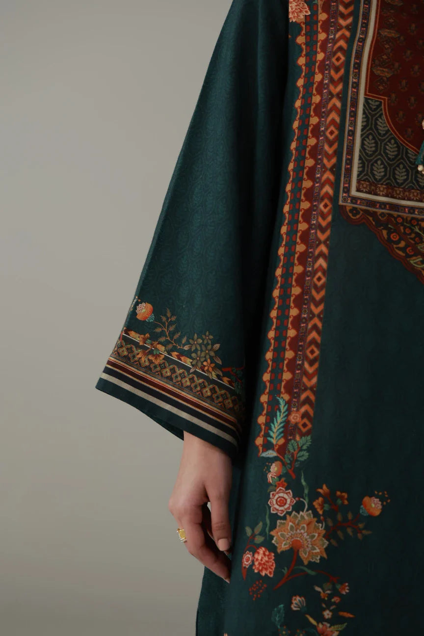 MANTO- Nazar kurta Printed Green