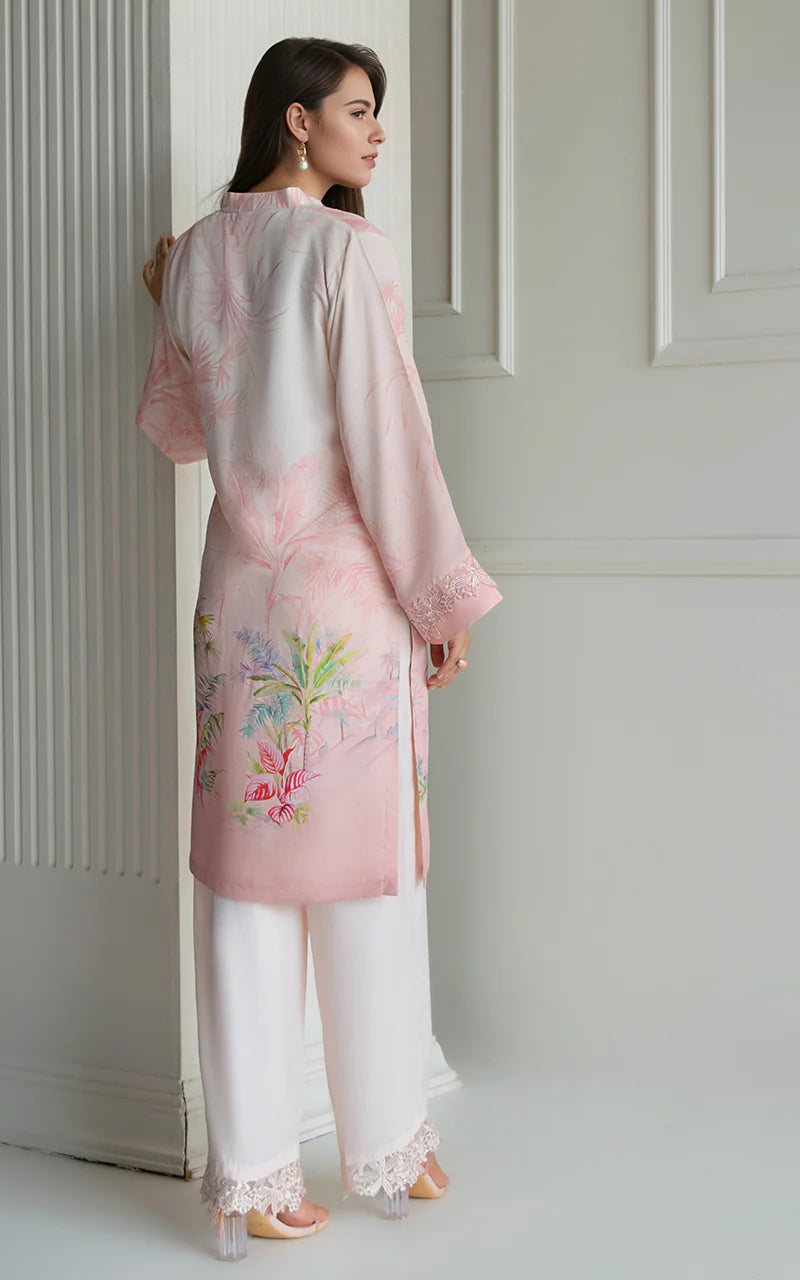 THREADS AND MOTIFS - Light Pink Printed Kurta