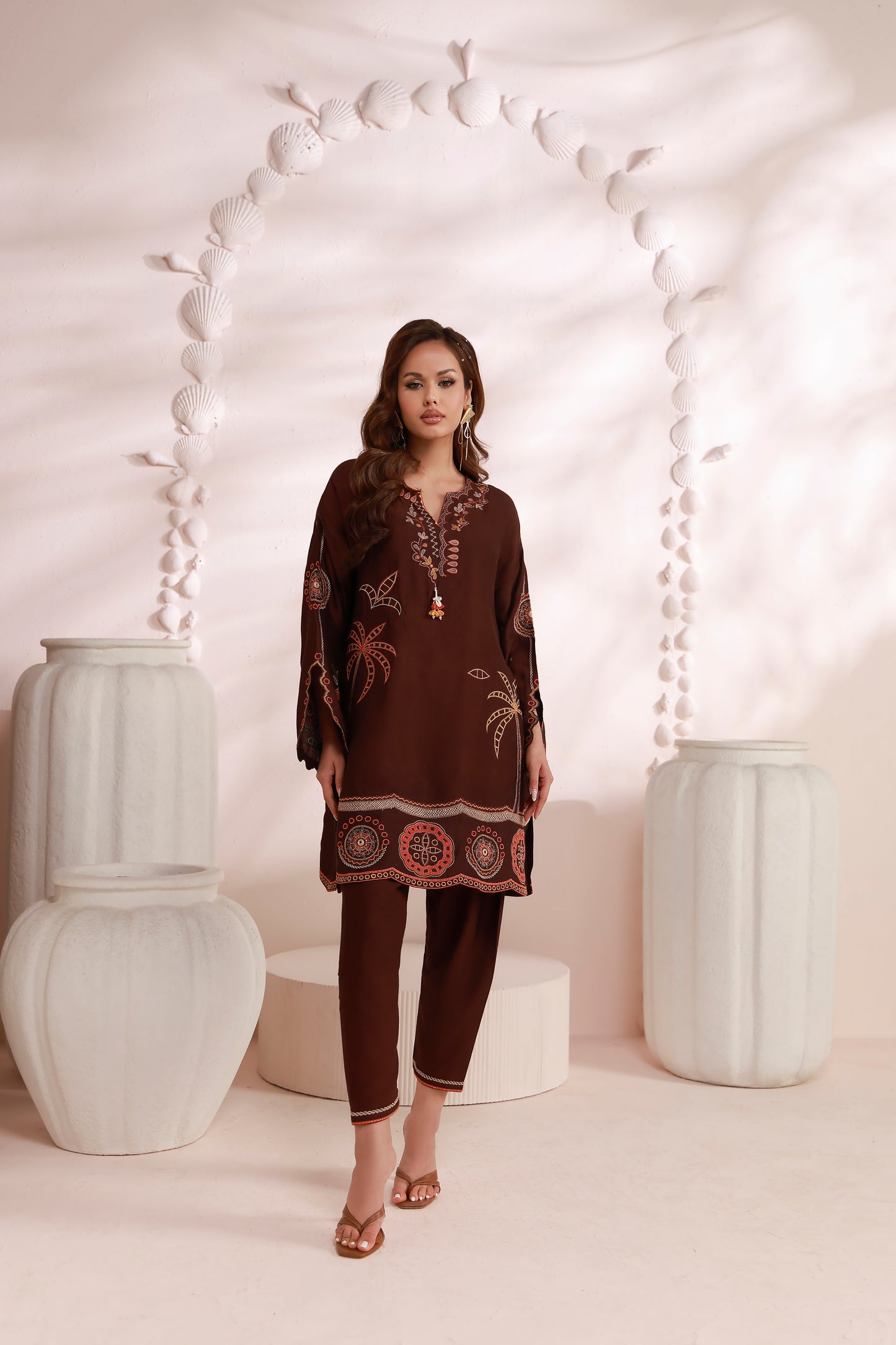 ZURI BY ZAINAB - Brown Co-ord