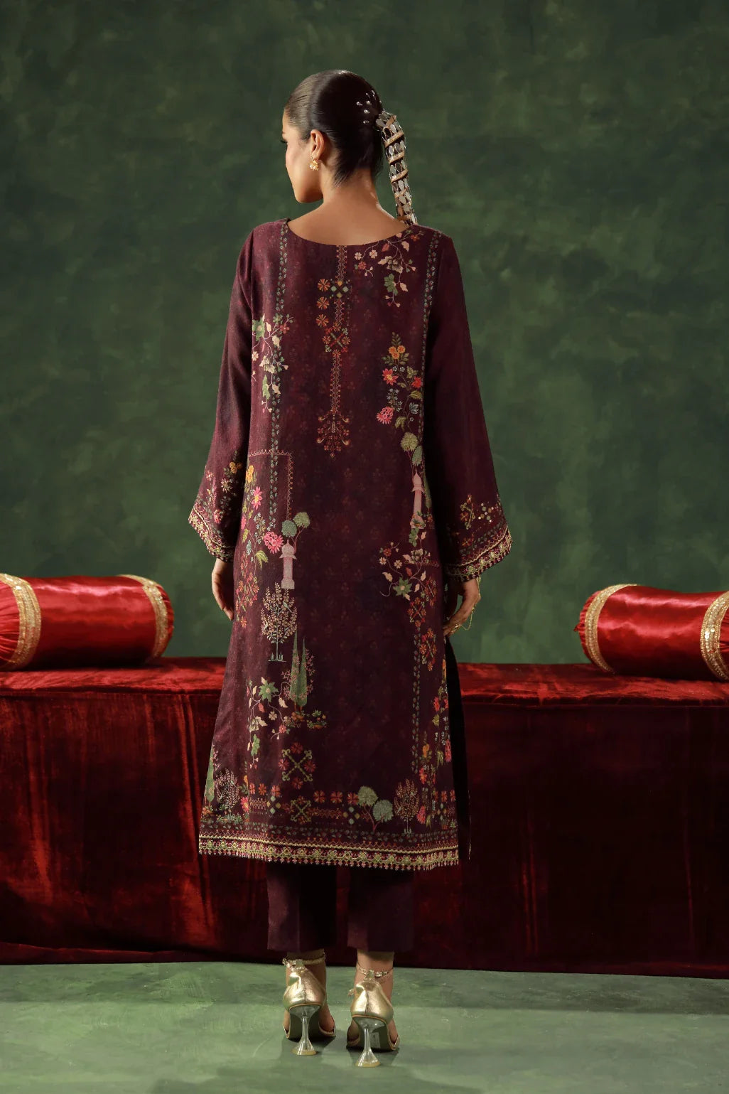 MANTO - Kanwal Set Co-ord set Dupatta Deep Purple
