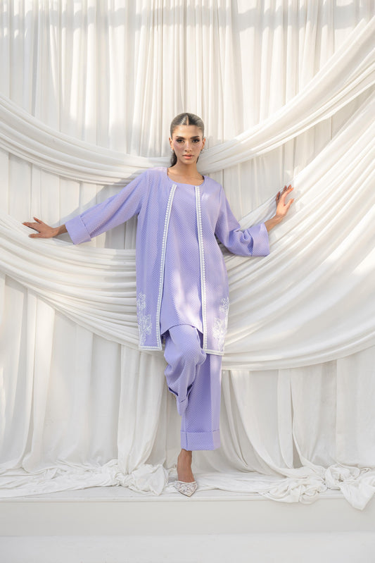 AMNA IQBAL - Eva Lilac Jacket