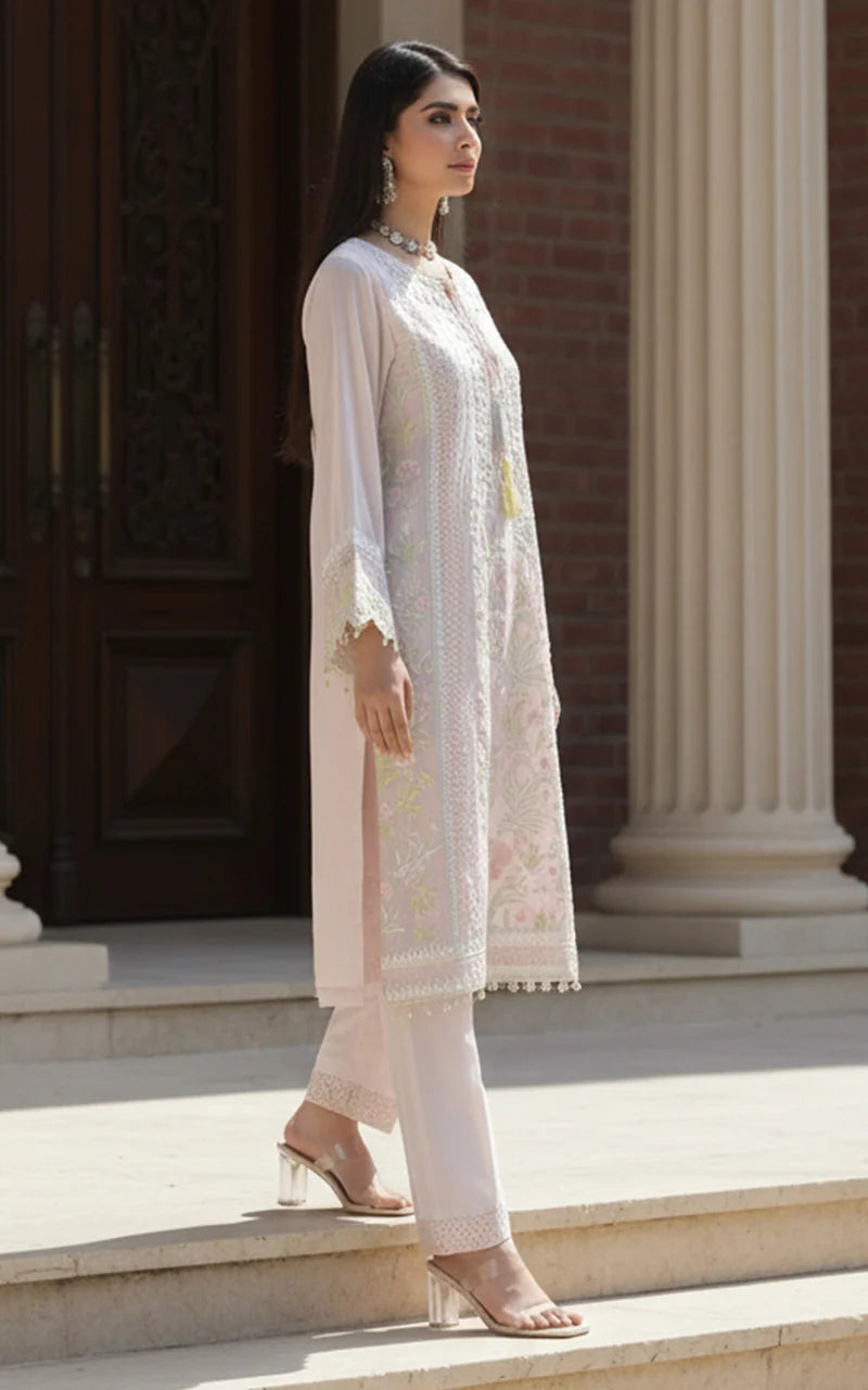 THREADS AND MOTIFS - Pink Embroidered