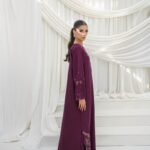 AMNA IQBAL-Eva plum kaftan