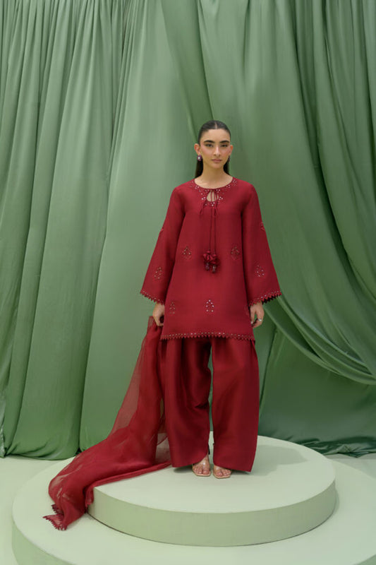 AMNA IQBAL - Zoe maroon