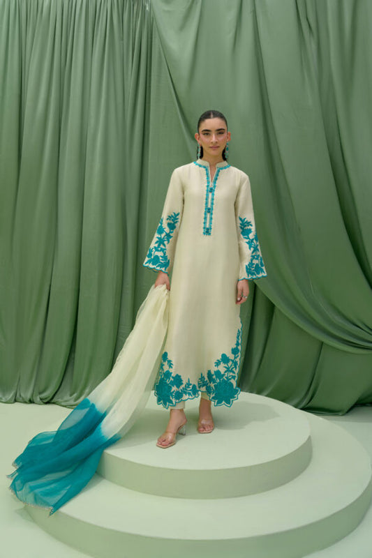 AMNA IQBAL- Zoe mint in teal