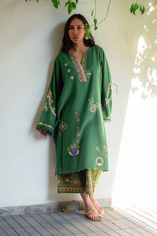 SUMAIRA KHANANI - Olive shirt