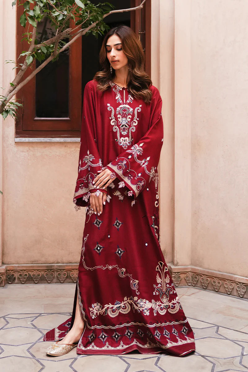 SUMAIRA KHANANI - Ruksar Red