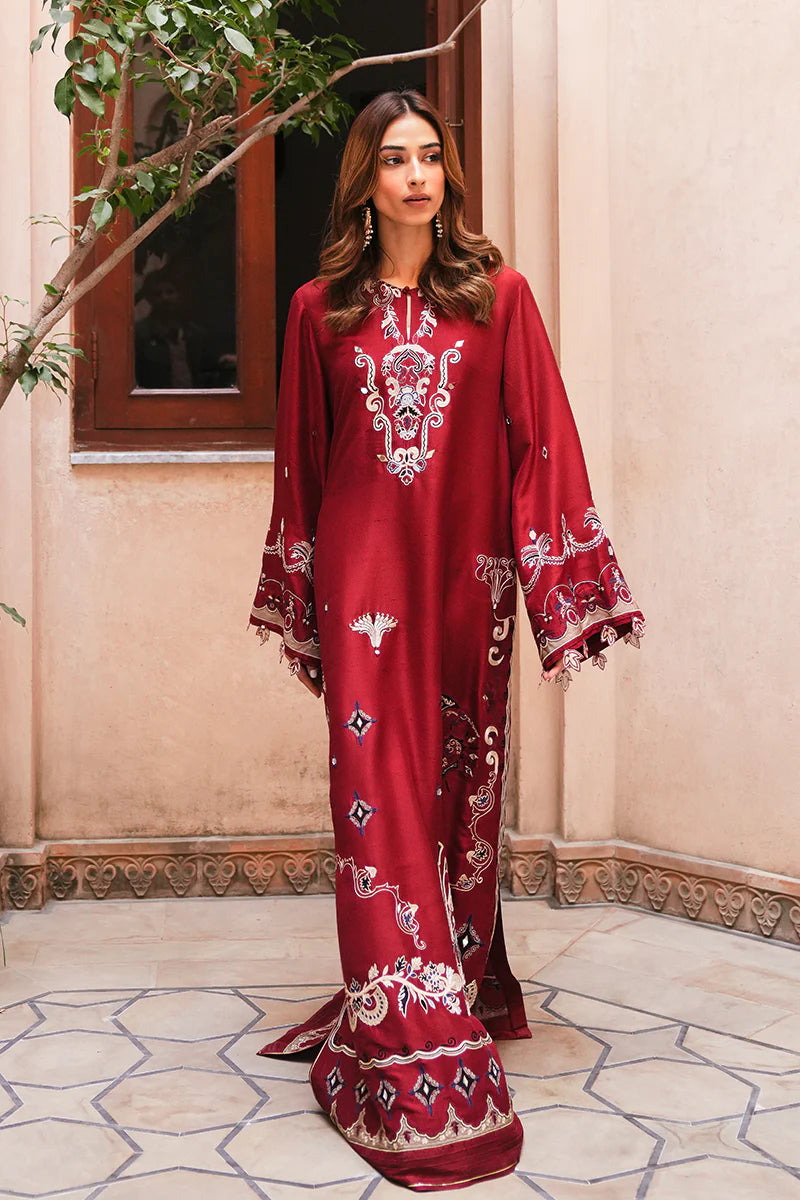 SUMAIRA KHANANI - Ruksar Red