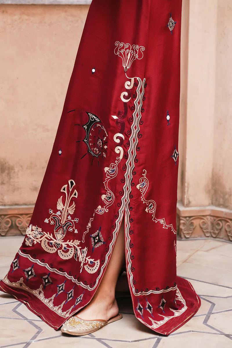 SUMAIRA KHANANI - Ruksar Red