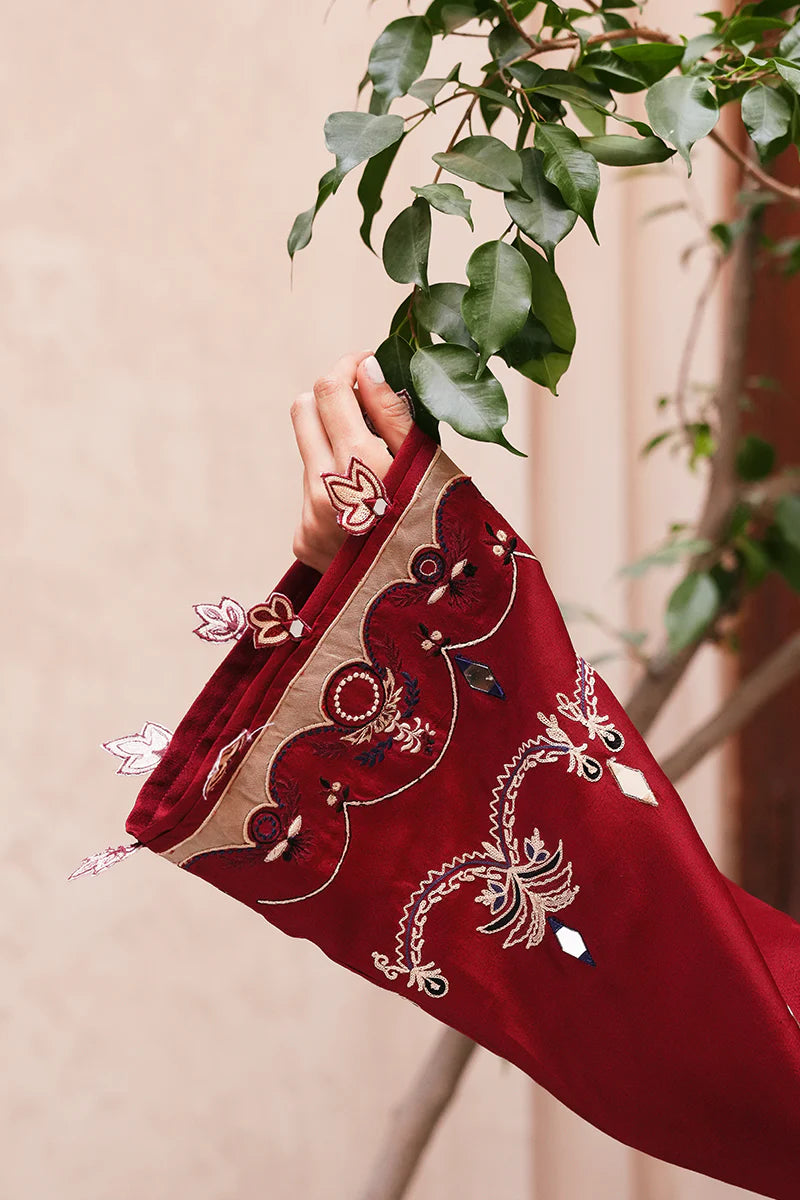 SUMAIRA KHANANI - Ruksar Red