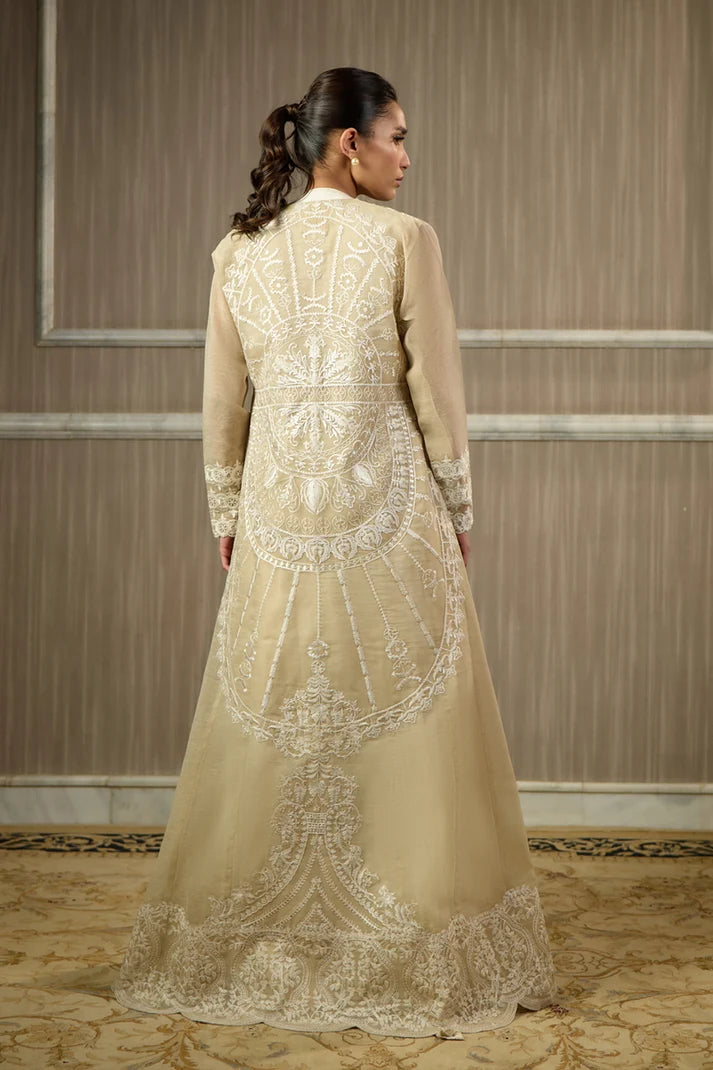 ALEENA FAREENA-Beige long jacket