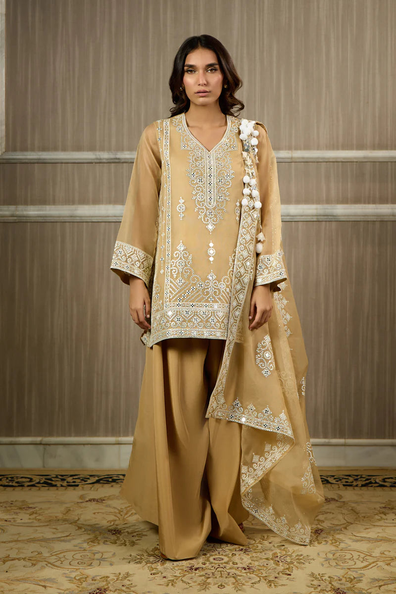 ALEENA FAREENA - Beige Silver