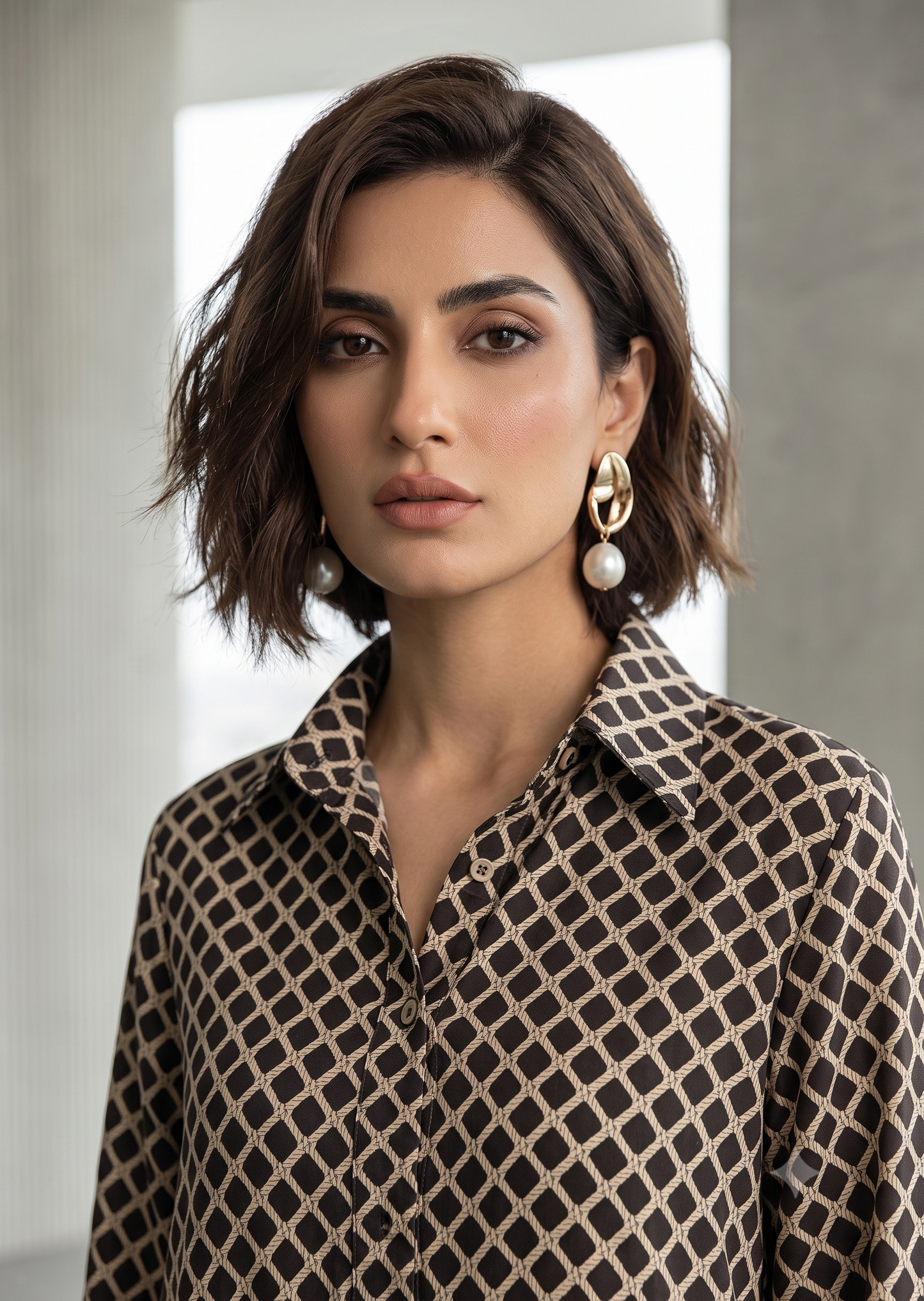 WAJEEHA ANSARI - 2 pc coord set printed