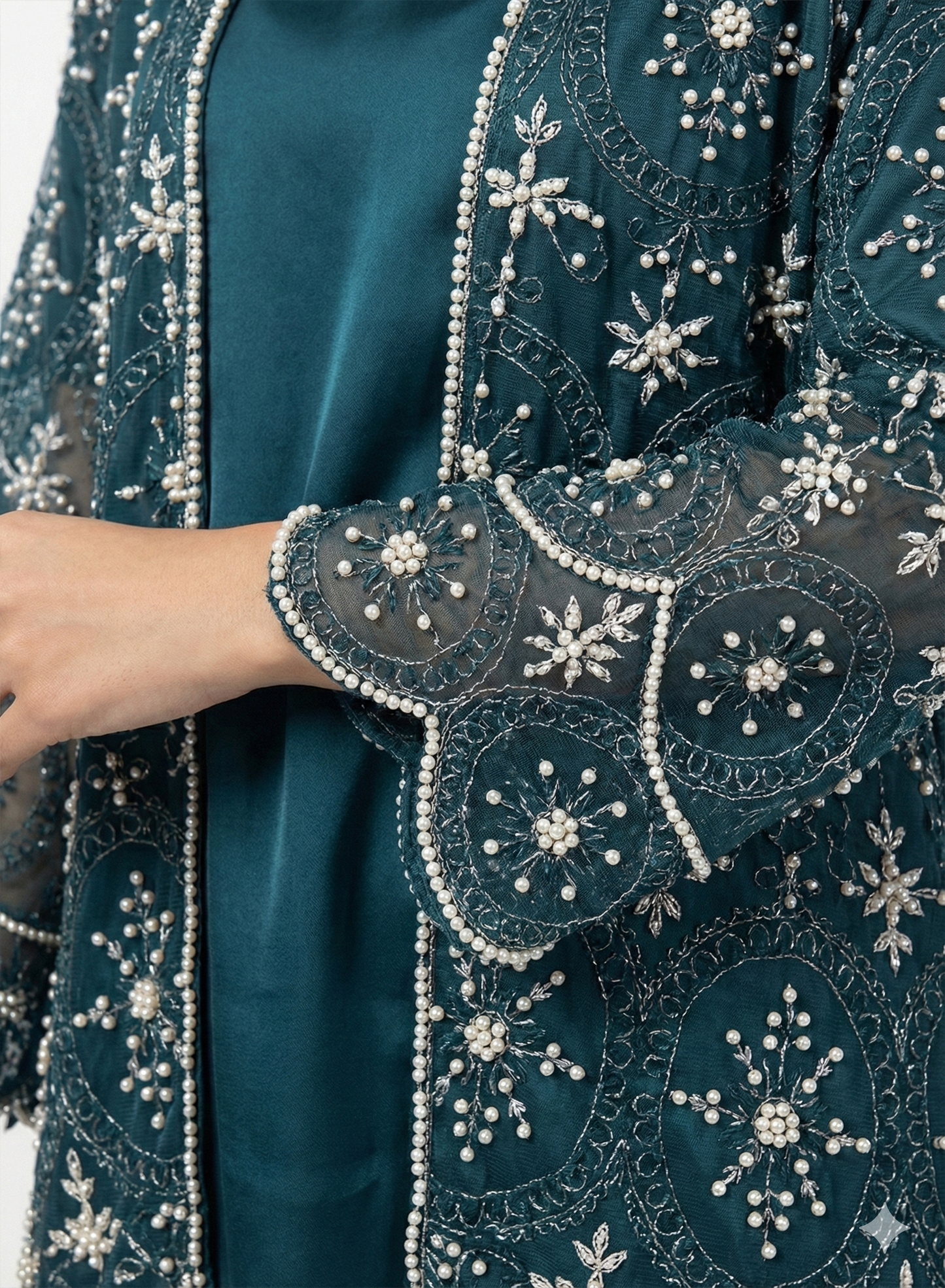 HAFSA MALIK - Jacket Dark Green