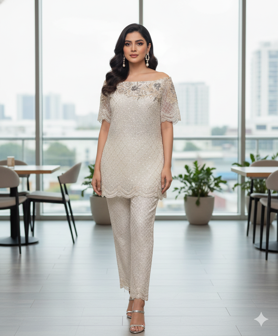 FARAH ZUBAIR - White Angle
