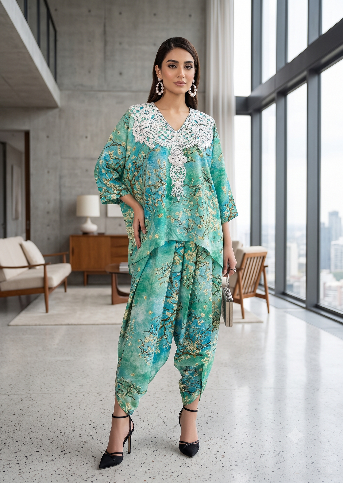 MARIA RAO- Printed dhoti style