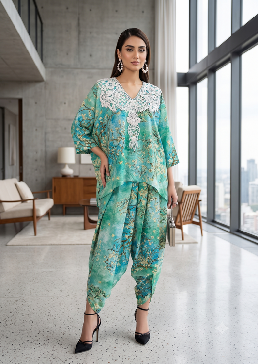 MARIA RAO- Printed dhoti style
