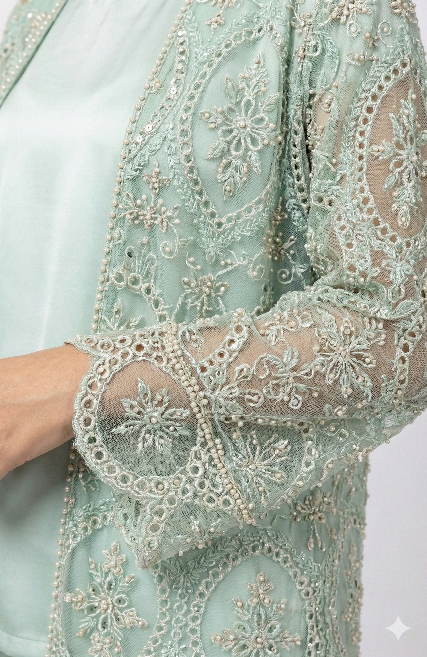 HAFSA MALIK - O Jacket Mint
